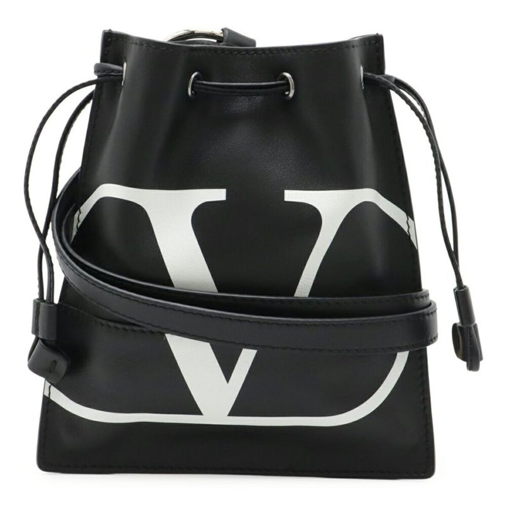 Valentino Leather V Logo Shoulder Pouch - Picture 1 of 7